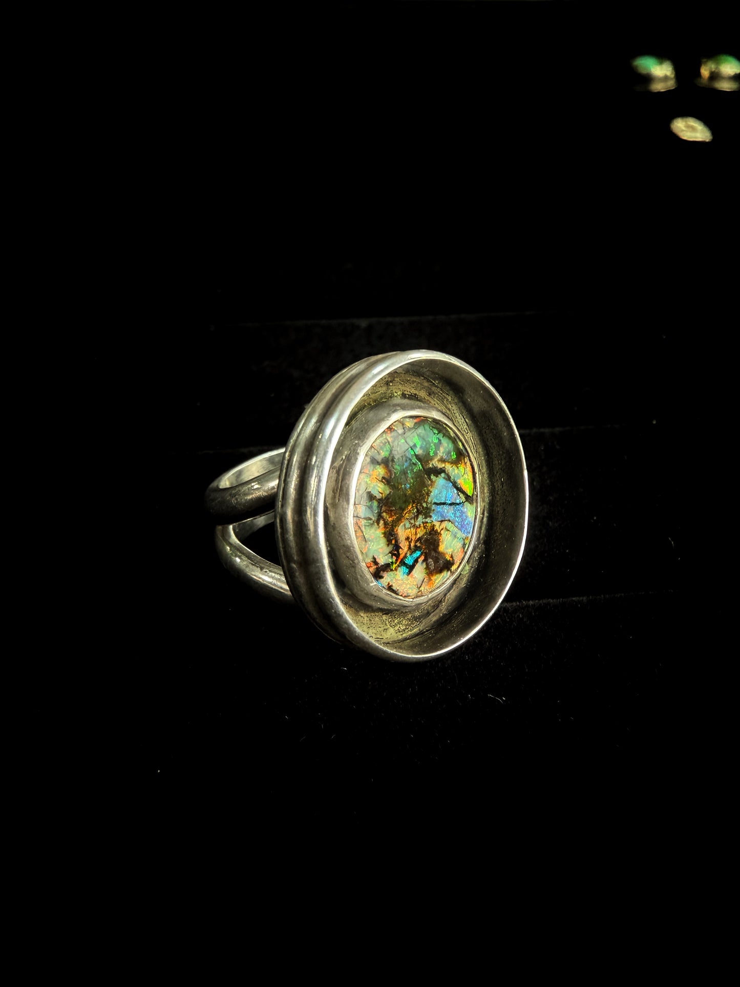 Monarch Opal Shadowbox Ring