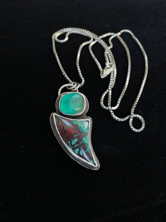 Sea Glass Jasper Pendant