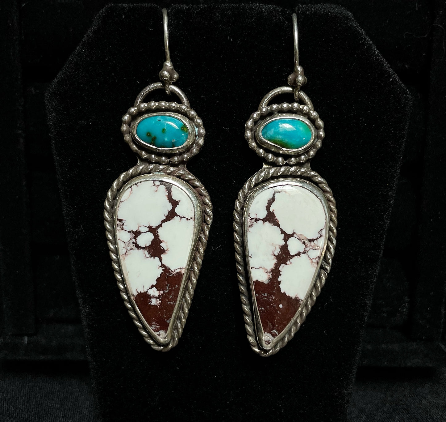 Wild Horse Sonoran Turquoise Earrings