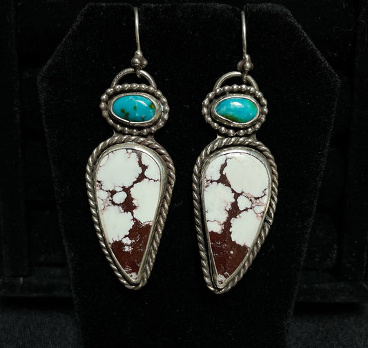 Wild Horse Sonoran Turquoise Earrings