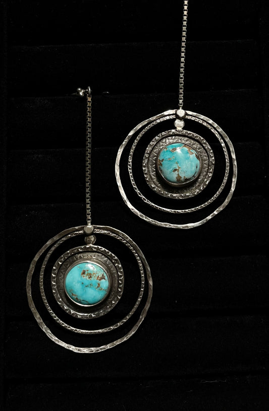 Palomino Turquoise Drop Earrings