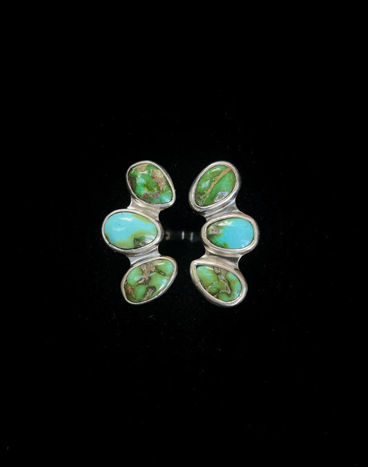 Turquoise Blossom Ring - Fits Sizes 5.25-6.75