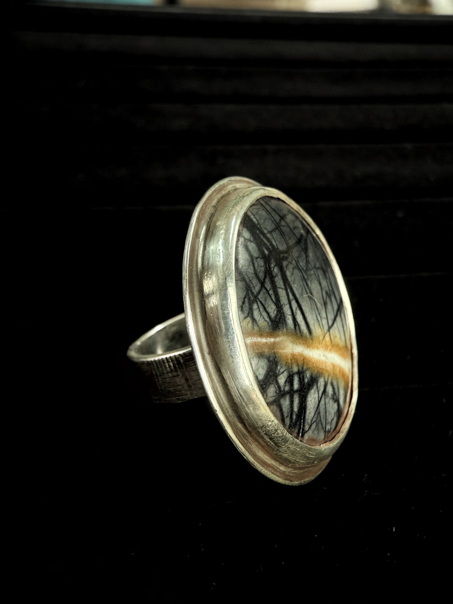 Picasso Jasper Statement Ring